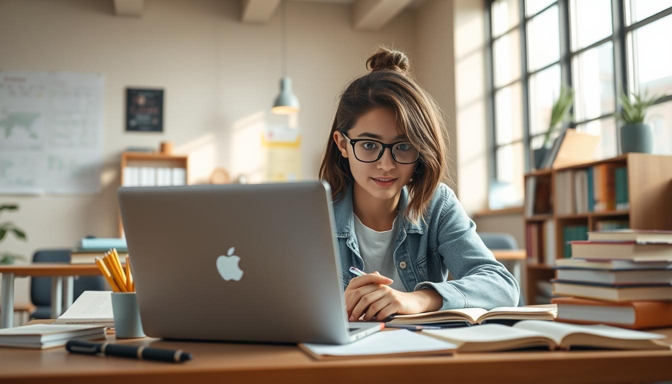 Organized study environment supporting productive learning